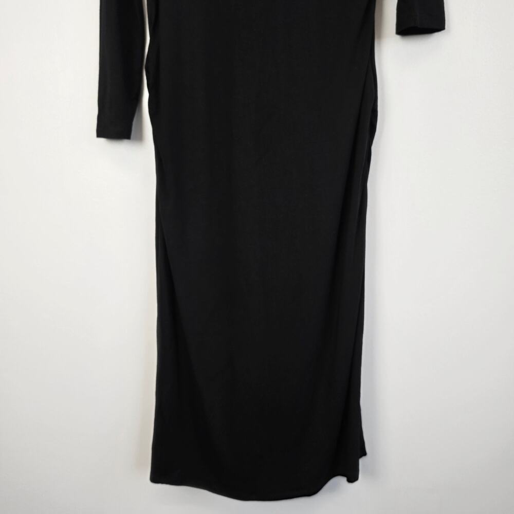 Marcelle NYC Asymmetrical Off the Shoulder Midi Knit Long Sleeve Dress XXL - Picture 7 of 10